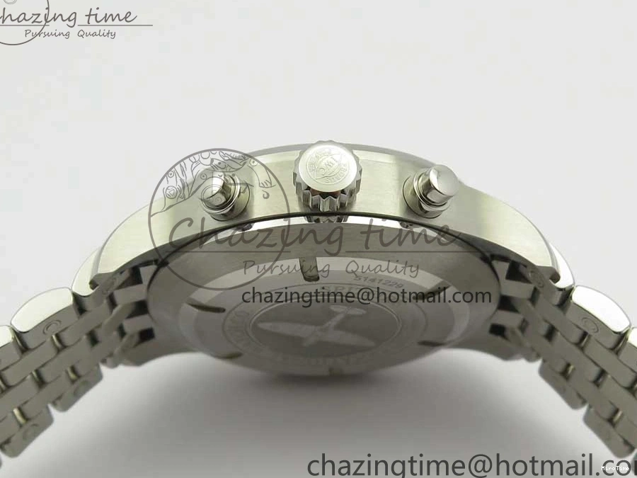 MIROTIME 0824 Stretchable Pilot Chrono 2016 IW377719 ZF 1:1 Best Edition Gray Dial on SS Bracelet A 7135